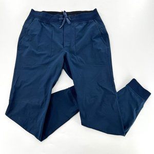Lululemon ABC Jogger Mens Large Blue Adjustable Waist Stretch Moisture Wick